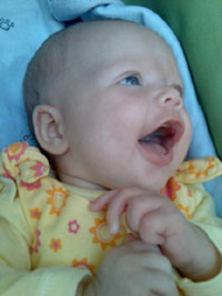 Nina Boonzaaier (4 months, went onto Baby Love from day 1)