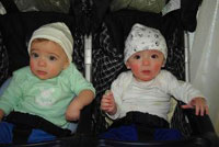 Christopher and Aiden Bircher-Leggat (6 months)