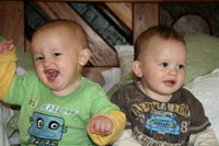 Sebastian and Tristan Farinha (6 months)